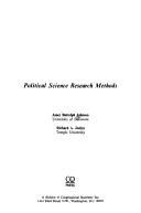 Cover of: Political science research methods by Janet Buttolph Johnson, Janet Buttolph Johnson