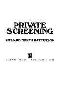Cover of: Private screening