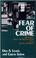 Cover of: Fear of crime