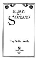 Cover of Elegy for a soprano
