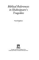 Cover of: Biblical references in Shakespeare's tragedies