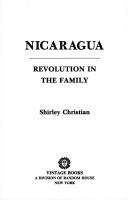 Cover of: Nicaragua, revolution in the family