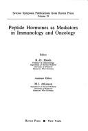 Cover of: Peptide hormones as mediators in immunology and oncology by Rolf-Dieter Hesch