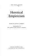 Cover of: Heretical empiricism by Pier Paolo Pasolini