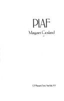 Cover of: Piaf | Margaret Crosland