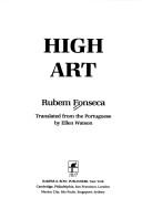 Cover of: High art by Rubem Fonseca, Rubem Fonseca