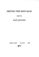 Cover of Driving the body back