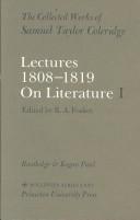 Cover of: Lectures 1808-1819 on literature