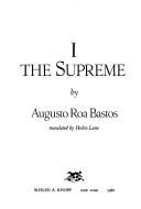 Cover of: I, the Supreme