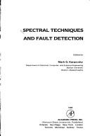 Cover of: Spectral techniques and fault detection