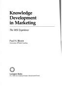 Cover of: Knowledge development in marketing: the MSI experience