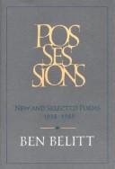 Cover of: Possessions by Ben Belitt