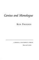 Cover of: Genius and monologue