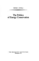 Cover of: The politics of energy conservation