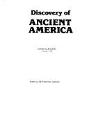 Cover of: Discovery of ancient America