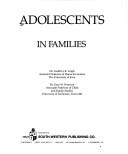 Cover of: Adolescents in families