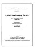 Cover of: Solid state imaging arrays: August 22-23, 1985, San Diego, California