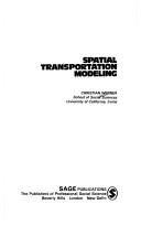Spatial transportation modeling by Christian Werner