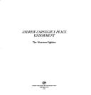 Cover of: Andrew Carnegie's peace endowment, the nineteen-eighties