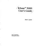 Cover of: R:base 5000 user's guide by Allen G. Taylor