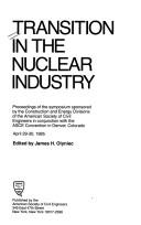 Cover of: Transition in the nuclear industry | 