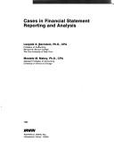 Cover of: Cases in financial statement reporting and analysis