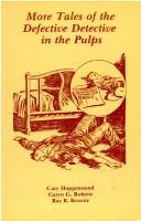 Cover of: More tales of the defective detective in the pulps