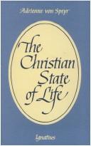 Cover of: The Christian state of life