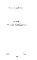 Ozanam, un savant chez les pauvres by Madeleine Des Rivières