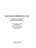 Cover of: Research briefings, 1984