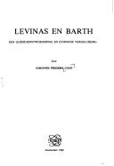 Cover of: Levinas en Barth by Johannes Frederik Goud