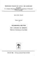 Cover of: Préliminaires à une étude sur l'origine du songhay: matériaux, problématique et hypothèses