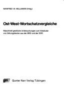 Cover of Ost-West-Wortschatzvergleiche by -