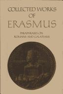 Paraphrases on Romans and Galatians by Desiderius Erasmus