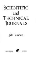 Cover of: Scientific and technical journals
