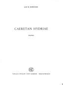 Cover of: Caeretan hydriae