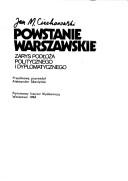 Cover of: Powstanie warszawskie by Jan M. Ciechanowski