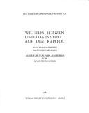 Cover of: Wilhelm Henzen und das Institut auf dem Kapitol: aus Henzens Briefen an Eduard Gerhard