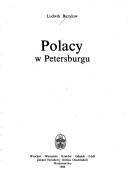 Polacy w Petersburgu by Ludwik Bazylow