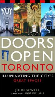 Cover of: Doors Open Toronto: Illuminating the City's Great Spaces