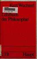 Cover of: Lehrbuch der Philosophie: Probleme, Grundbegriffe, Einsichten