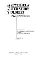 Cover of: Arcydzieła literatury polskiej: interpretacje