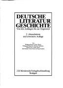 Cover of: Deutsche Literaturgeschichte: von den Anfängen bis zur Gegenwart