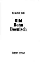 Cover of: Bild, Bonn, Boenisch