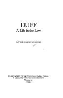 Cover of: Duff, a life in the law