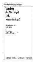 Cover of: Verdient die Nachtigall Lob, wenn sie singt?: die Sozialdemokratinnen
