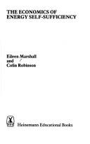 Cover of: The economics of energy self-sufficiency by Eileen Marshall