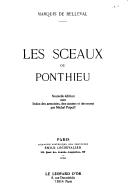 Cover of: Les sceaux du Ponthieu by René de Belleval