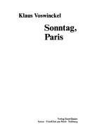 Cover of: Sonntag, Paris