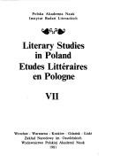 Cover of: Literary studies in Poland. by 